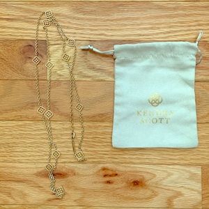 Kendra Scott Devalyn Long Necklace in Gold